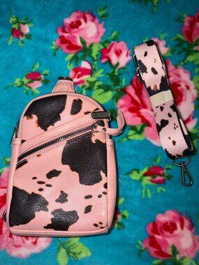 Montana West cow crossbody sling bag